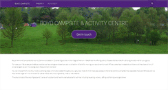 Desktop Screenshot of boydcampsite.com